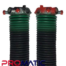 RESORTE PARA PORTONES ASCENDENTES VERDE CALIBRE 243X2X32 DERECHO CONO NEGRO