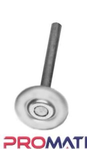RODAJA  NYLON EMBALERADA VASTAGO CORTO